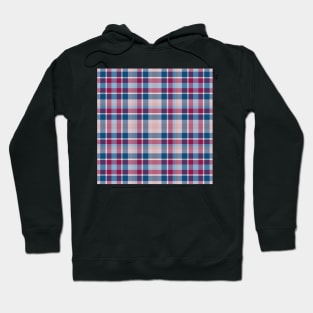 Plaid Blue-Pink Hoodie